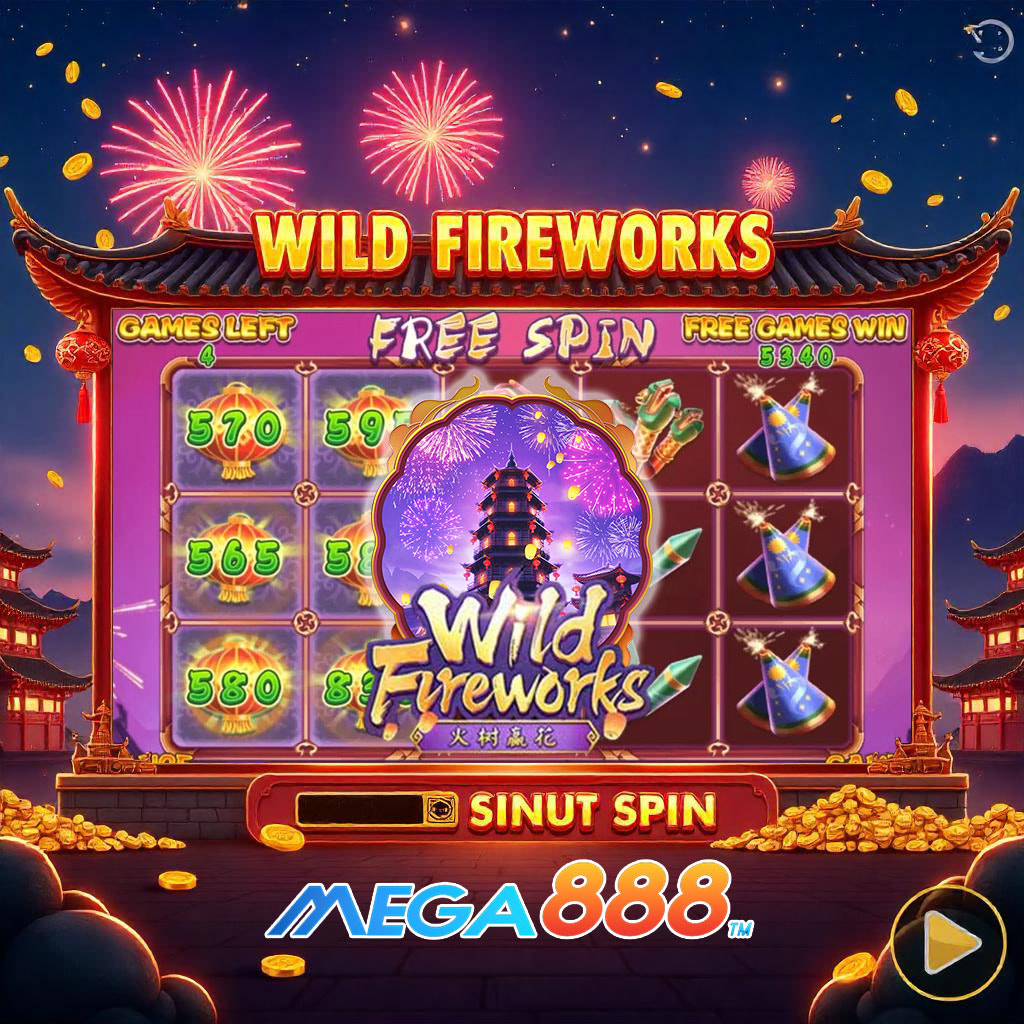 \uD83C\uDF87 MEGA888 WILD FIREWORKS – High RTP Slot Game! \uD83D\uDD25