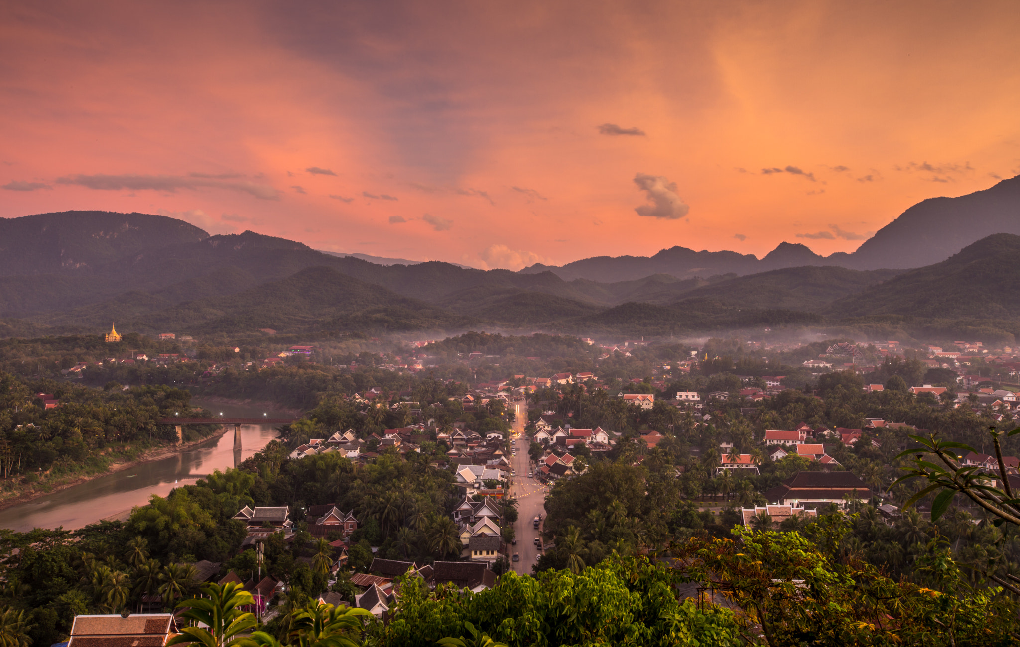 Luangprabang Sunset in Laos