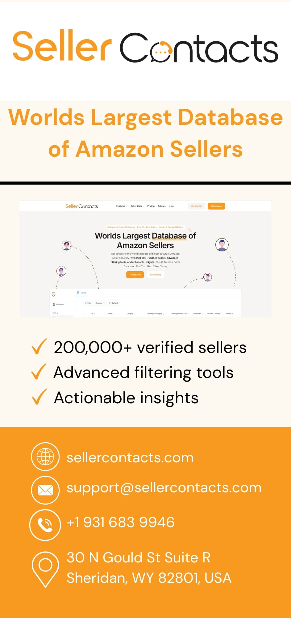 Worlds Largest Database of Amazon Sellers