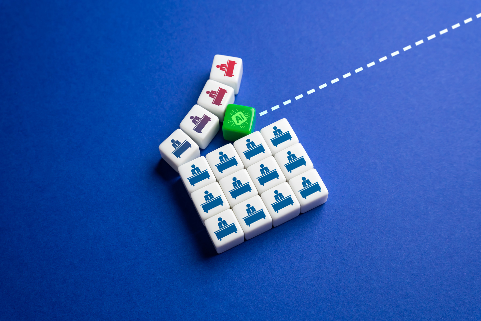 AI artificial intelligence reduces the costs of the administrative apparatus of officials. Improving