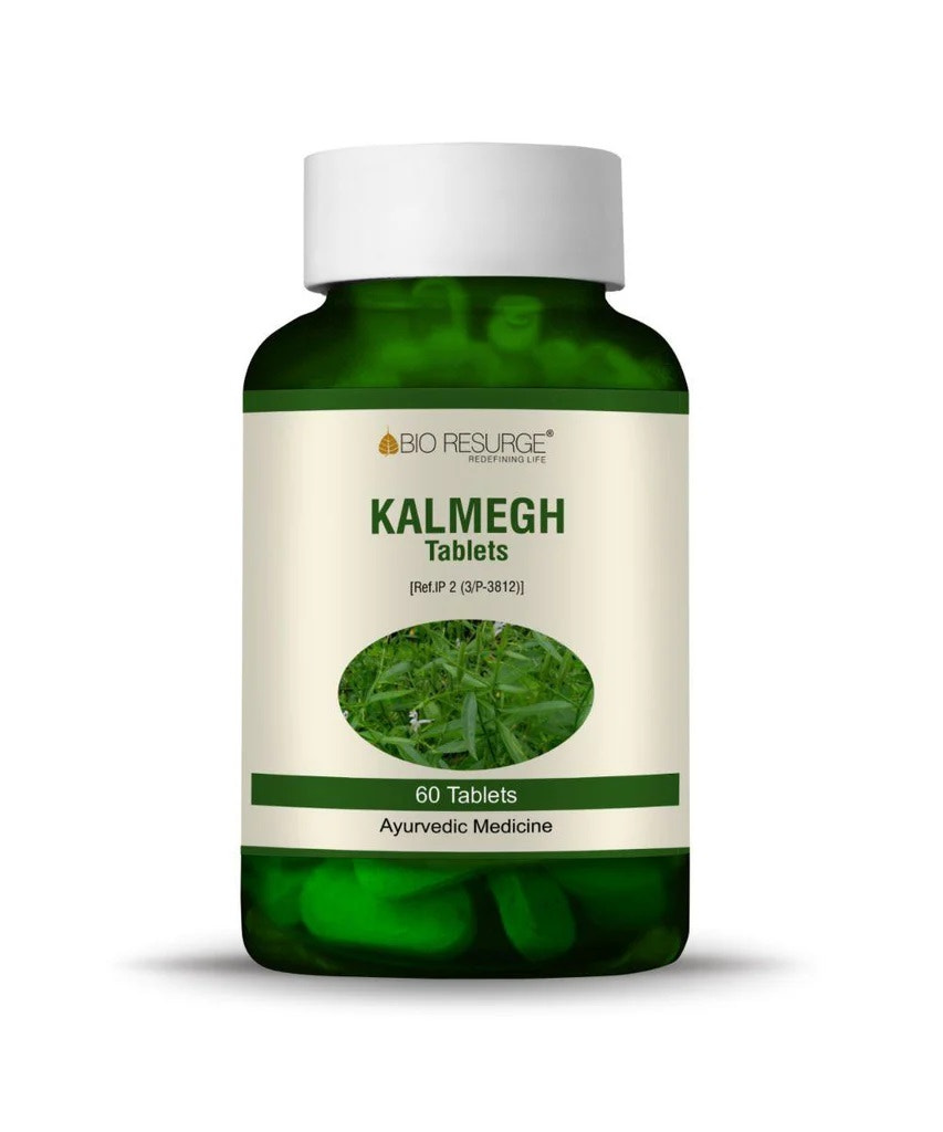 Kalmegh Herbal Tablets – Ayurvedic Liver Support & Detox | 60 Tablets | Boost Immunity