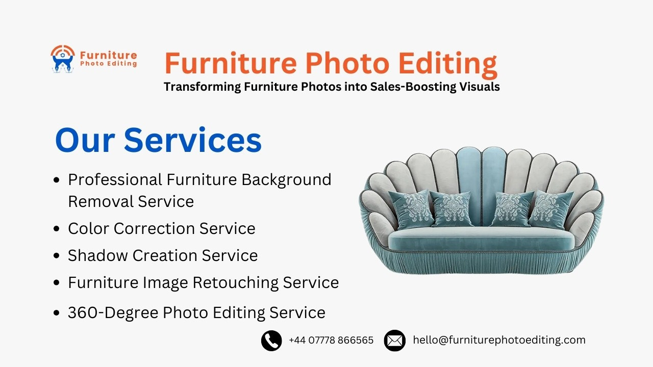 Professional Furniture Photo Editing and Retouching Services