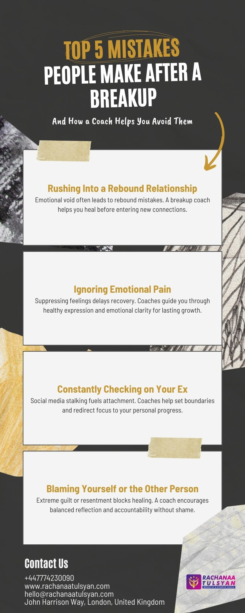 Top 5 Mistakes People Make After a Breakup—And How a Coach Helps You Avoid Them
