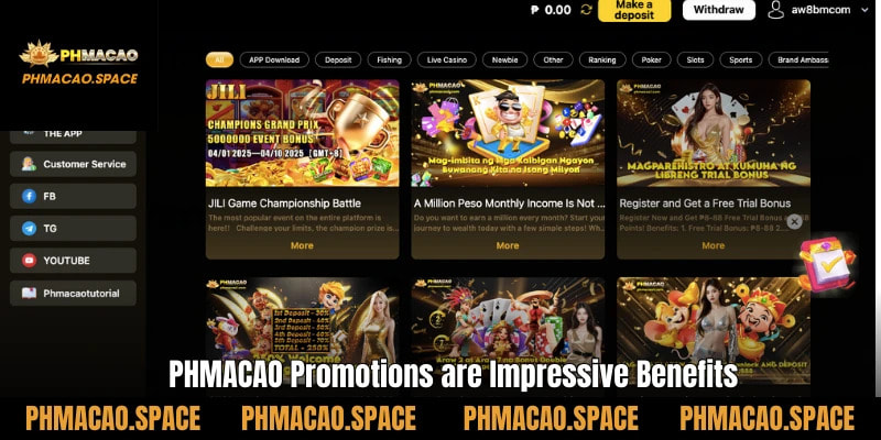 Discover Bigger Horizons with PHMACAOspace Promotions