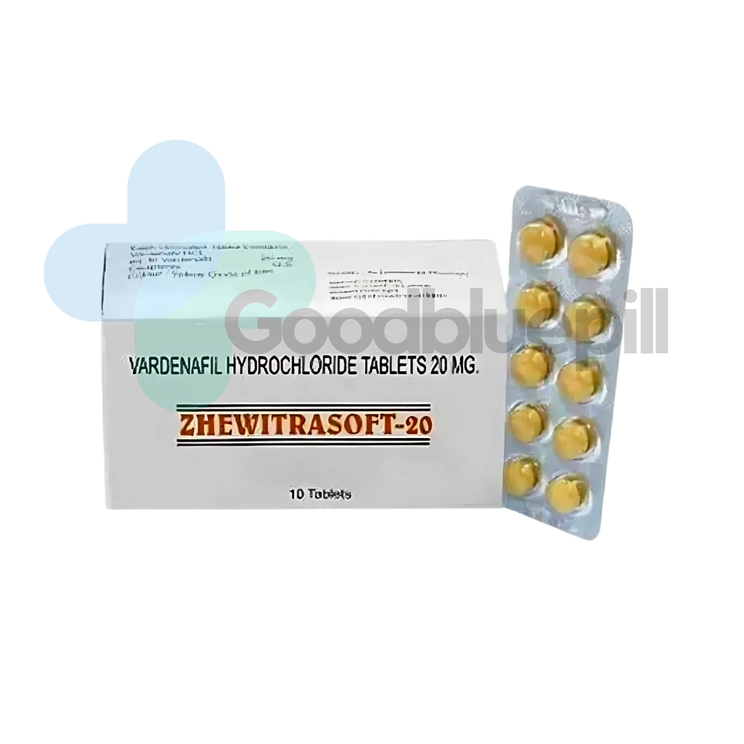 Zhewitra Soft 20 mg for ED Relief | Goodbluepill