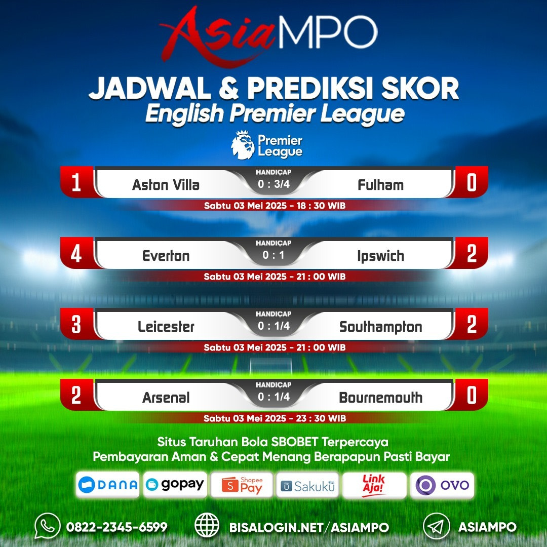 ASIAMPO - JADWAL & PREDIKSI SKOR