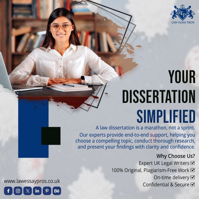 Reliable Law Dissertation Help for UK Students