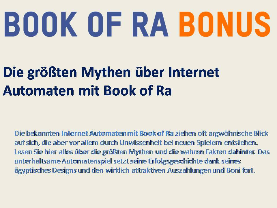 ohne Anmeldung Book of Ra Spielen