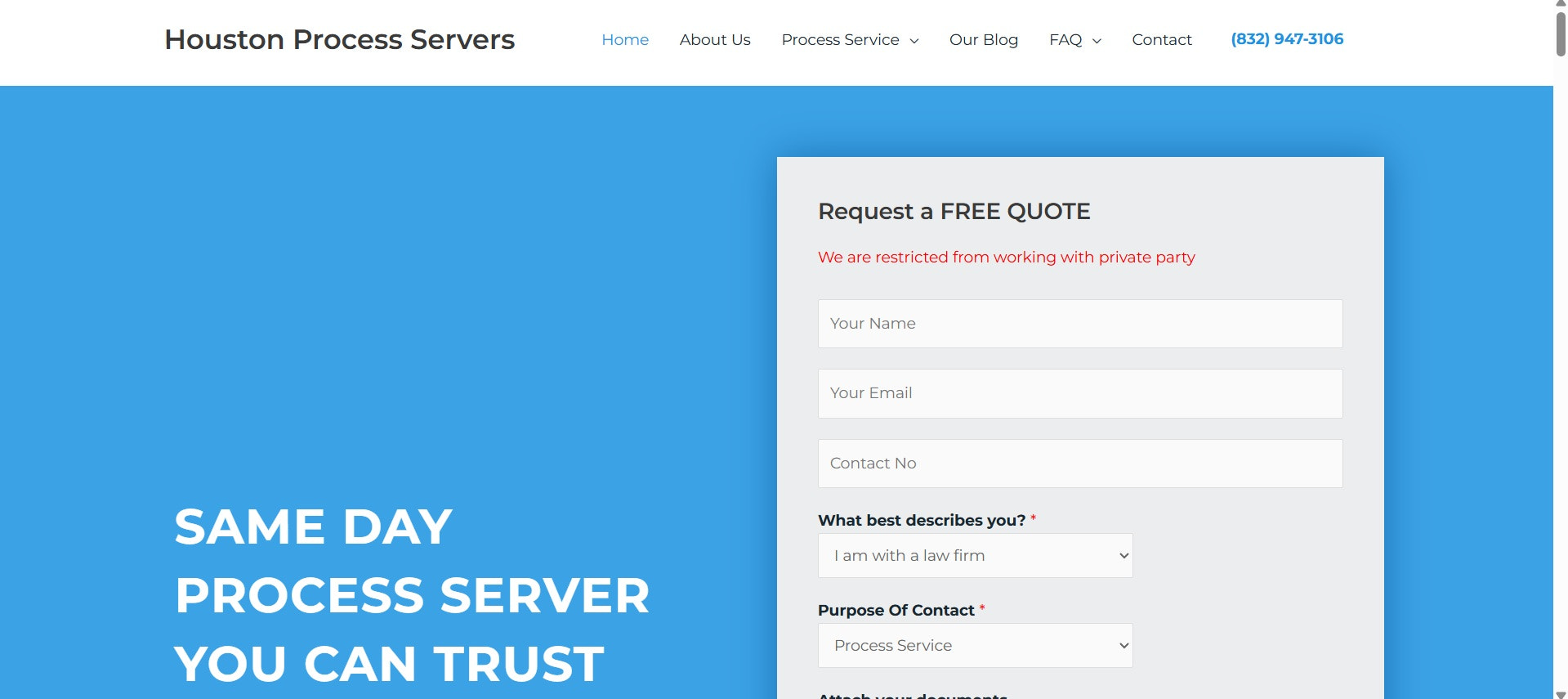 Process Servers Houston