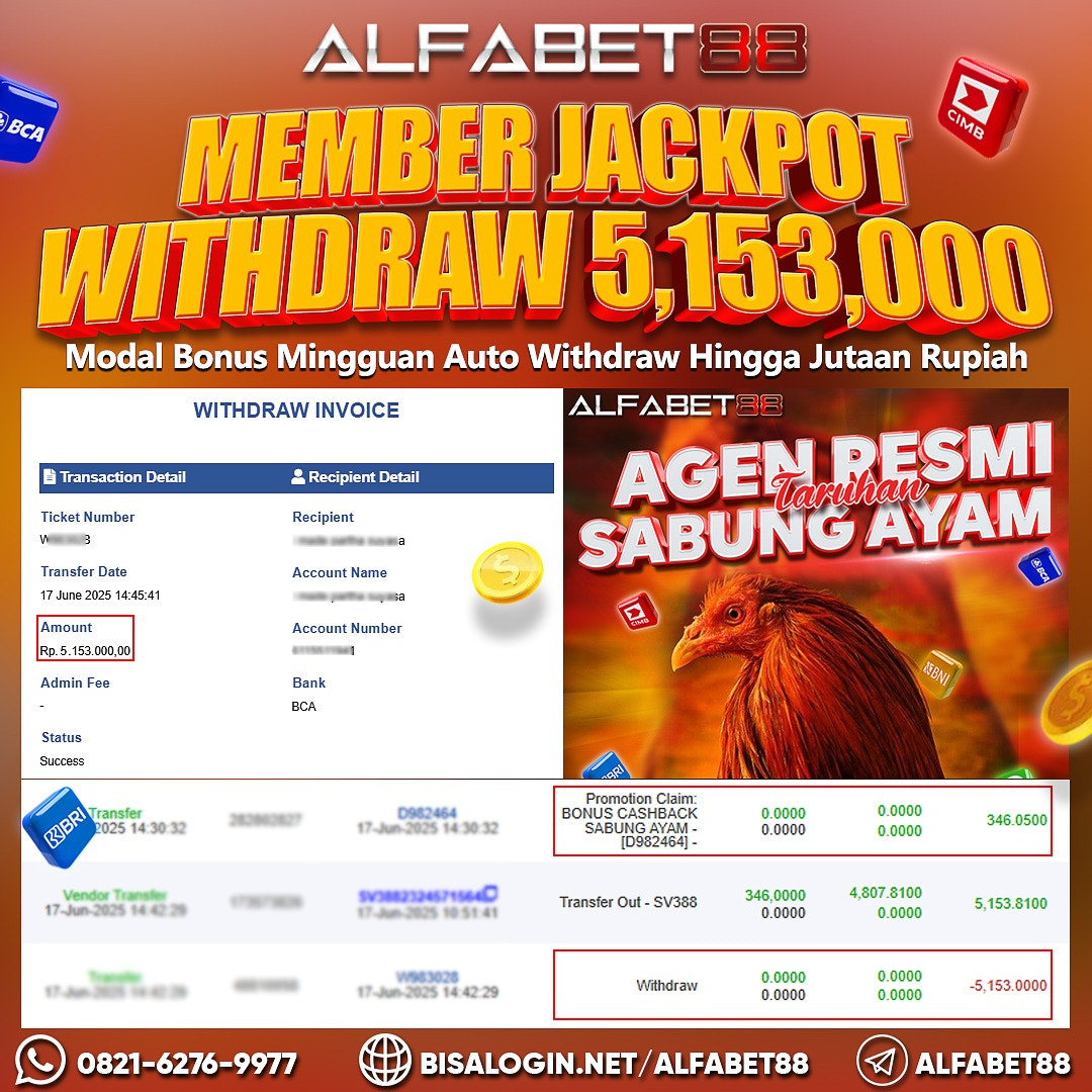 ALFABET88 JACKPOT SABUNG AYAM | AGEN SABUNG AYAM ONLINE