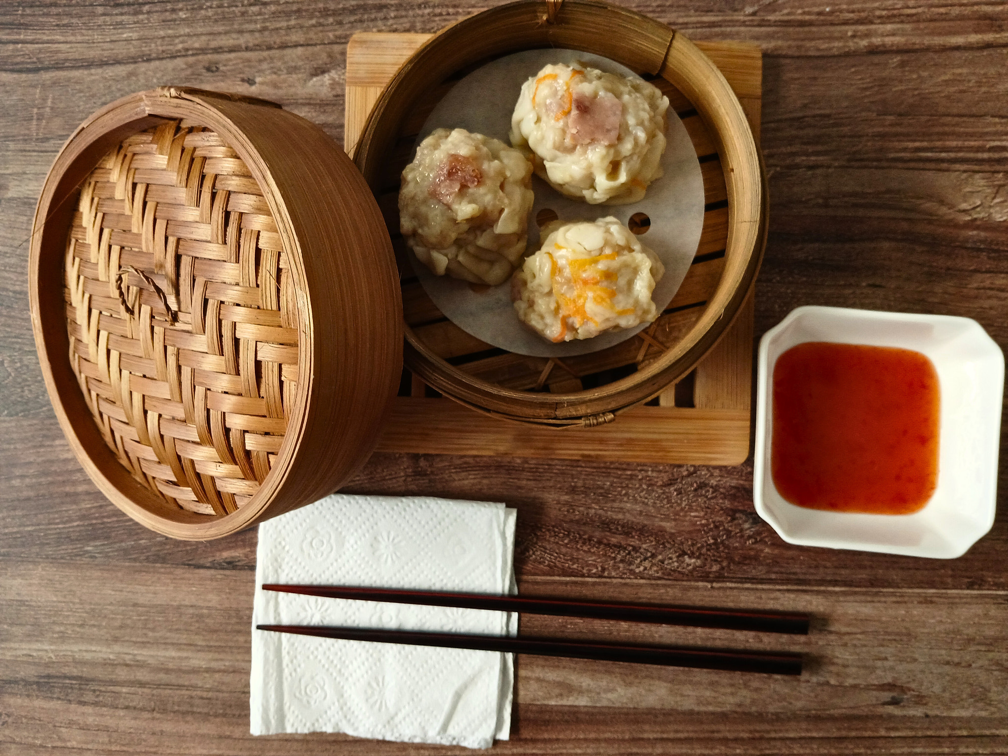 Directly above shot of food in bowl on table