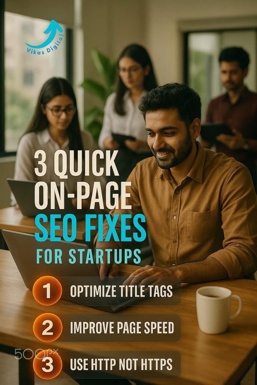 3 quick on-page SEO fixes for start-ups