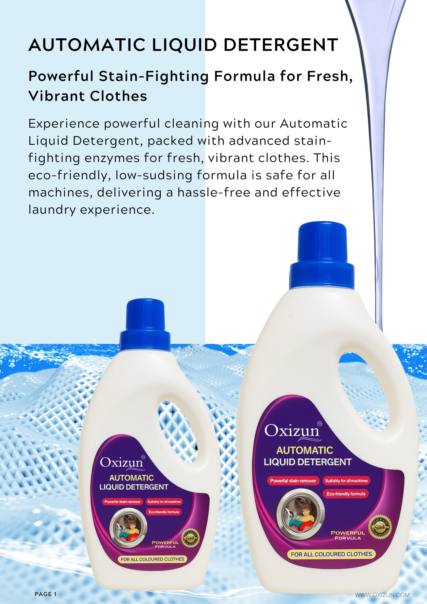 Oxizun Automatic Liquid Detergent