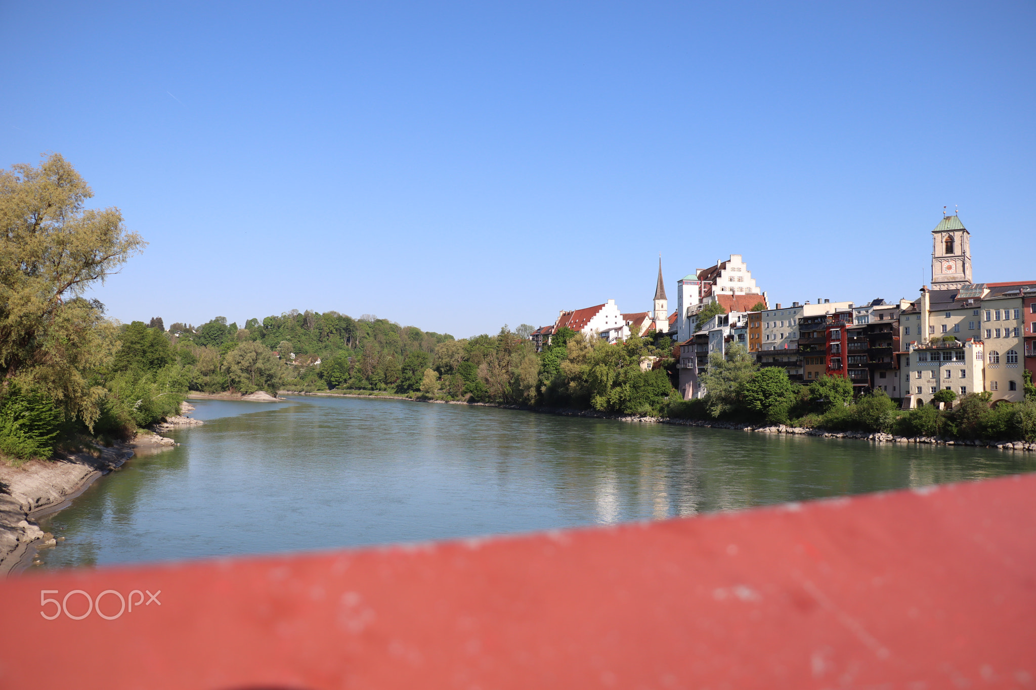 ChatGPT said: WASSERBURG AM INN, GERMANY - MAY 2, 2025: View from the
