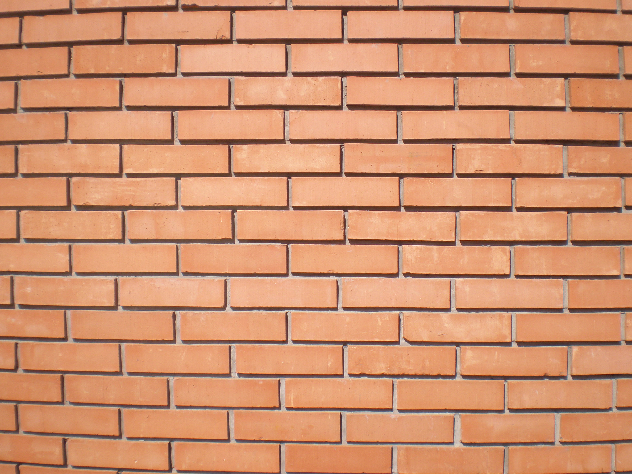 Full frame shot of  orange brick wall