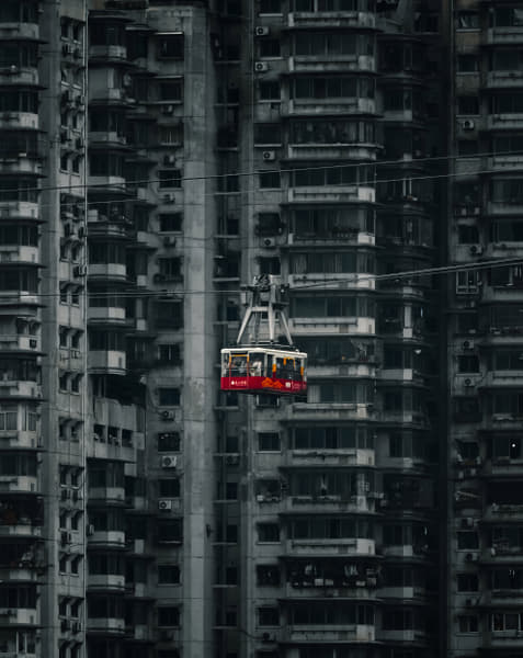 Cable car in Chongqing