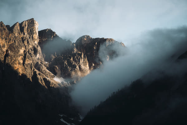 Croda dei Toni/At sunset 