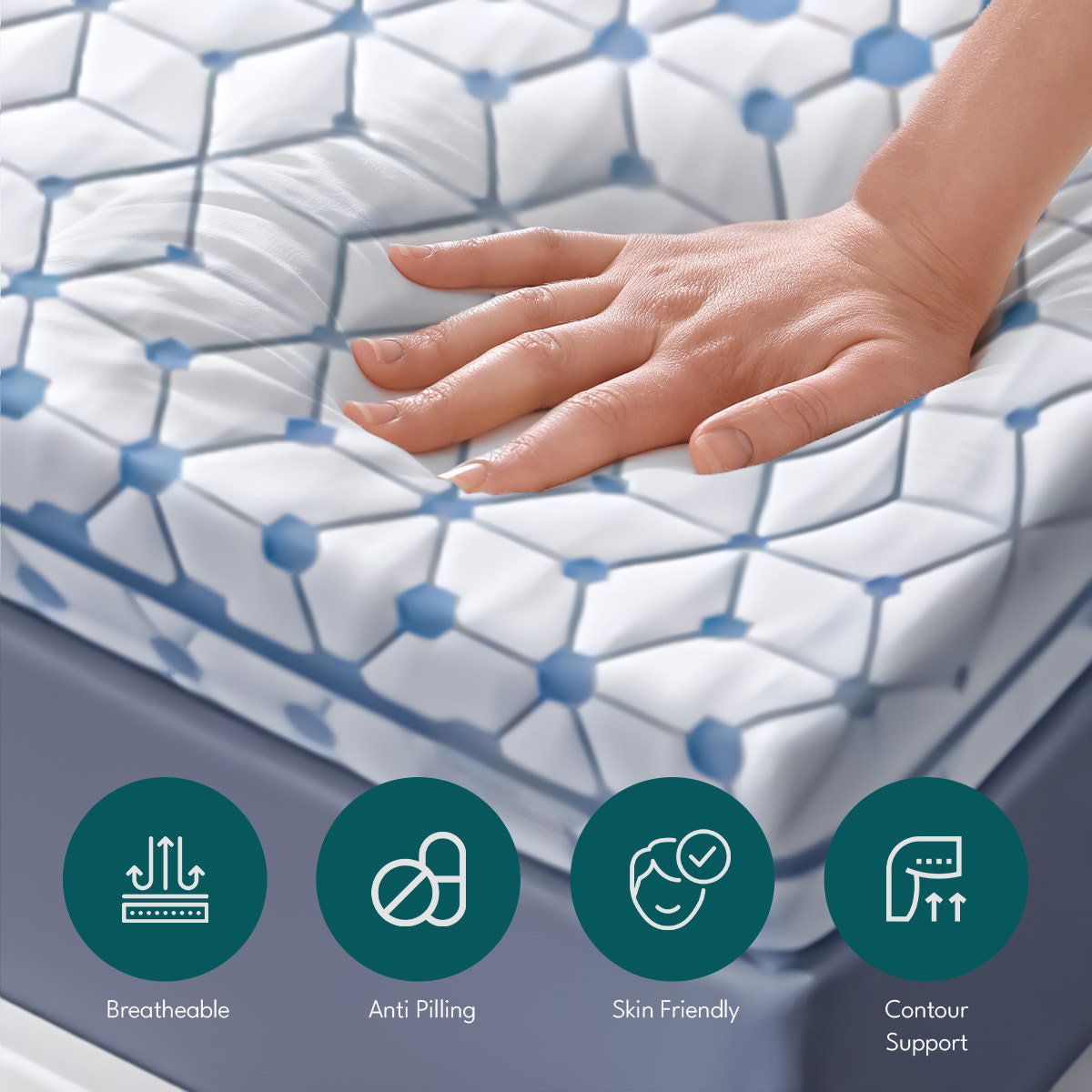 Premium Memory Foam Mattress Topper for Ultimate Comfort – Loom and Needles