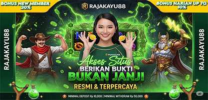 BANNER RAJAKAYU88 NO 1