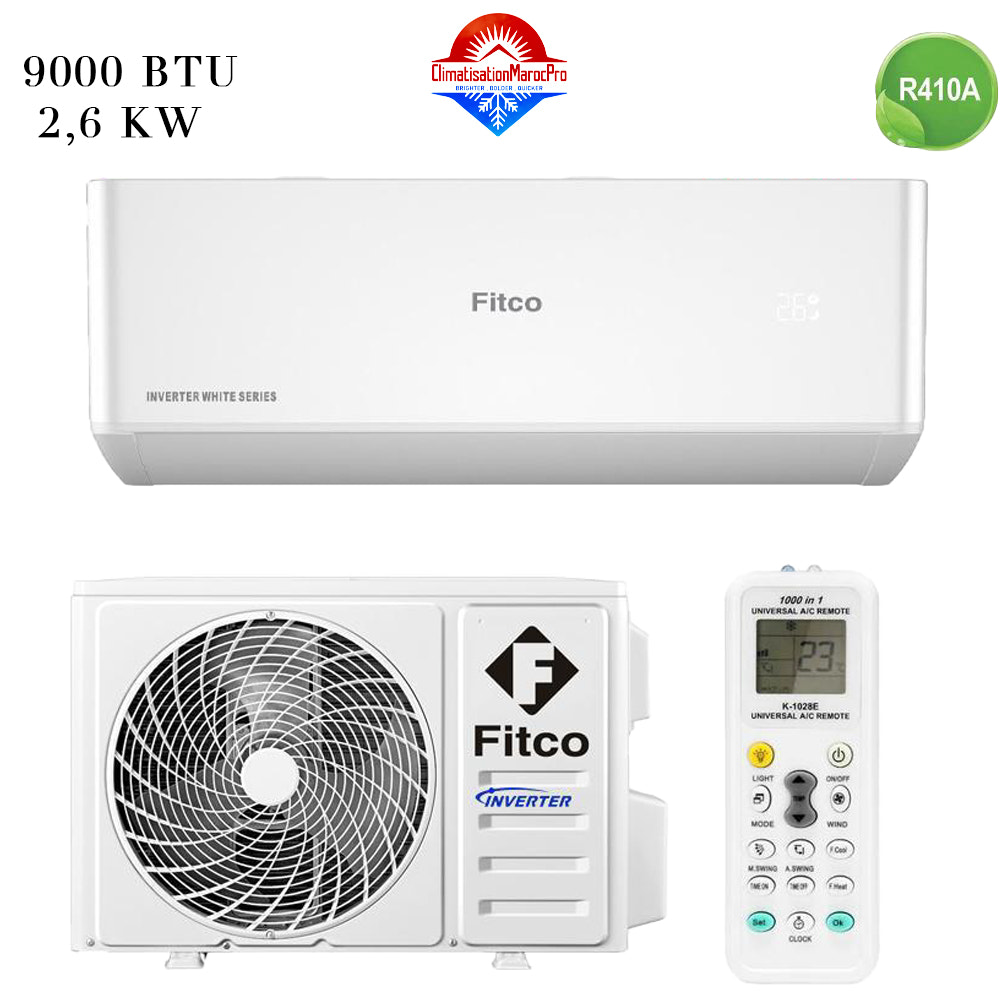 Climatiseur Fitco 9000 Btu Inverter