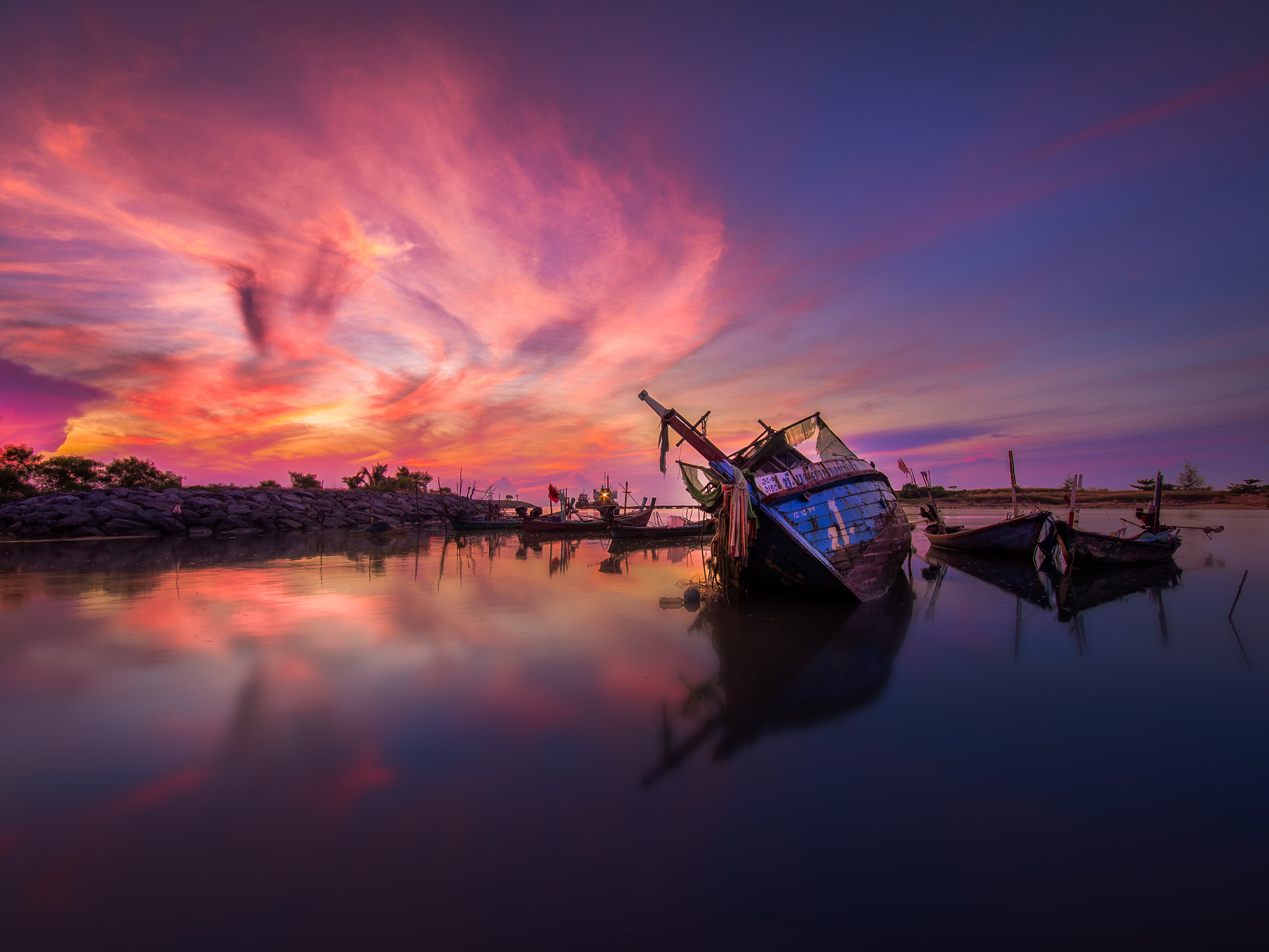 abandoned ship