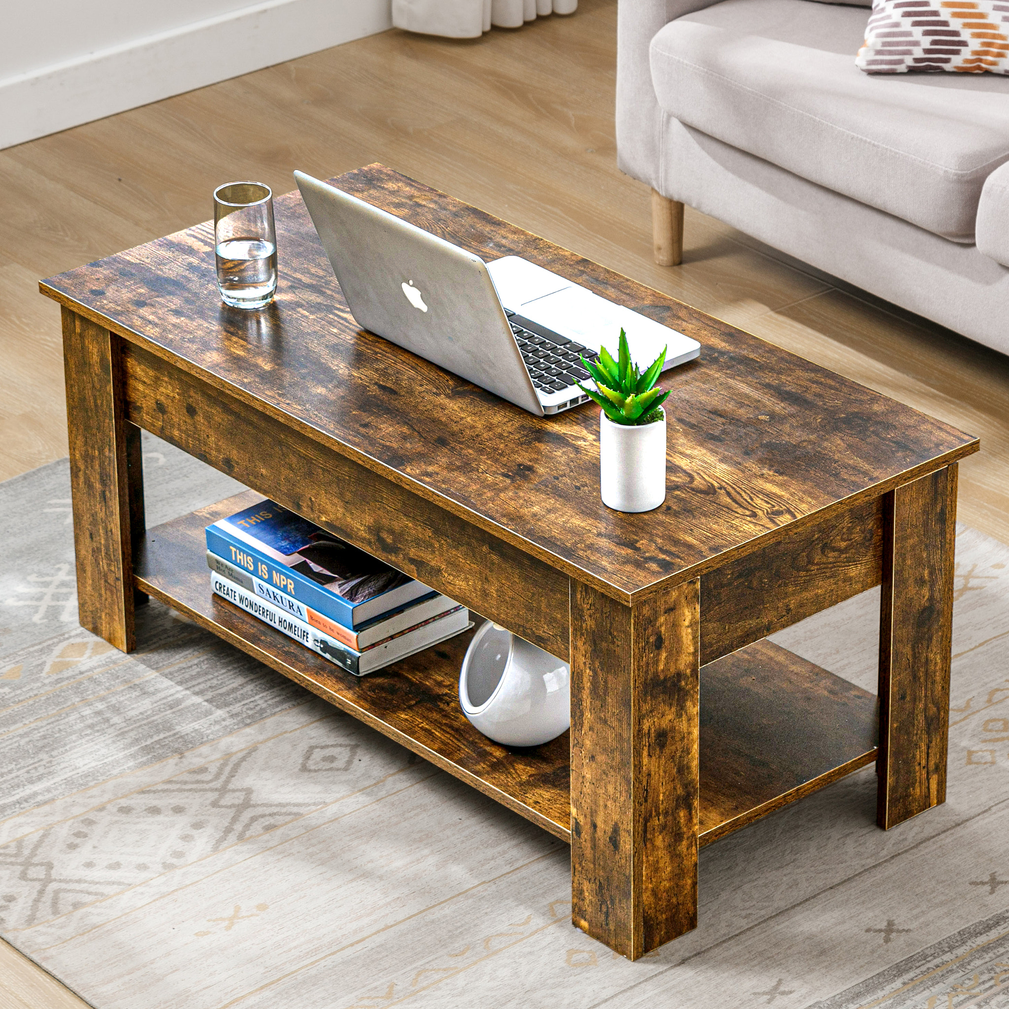 Coffee Table That Works Overtime