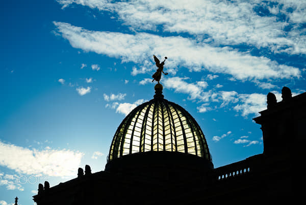 Dresden by night by Mike Tomale on 500px.com