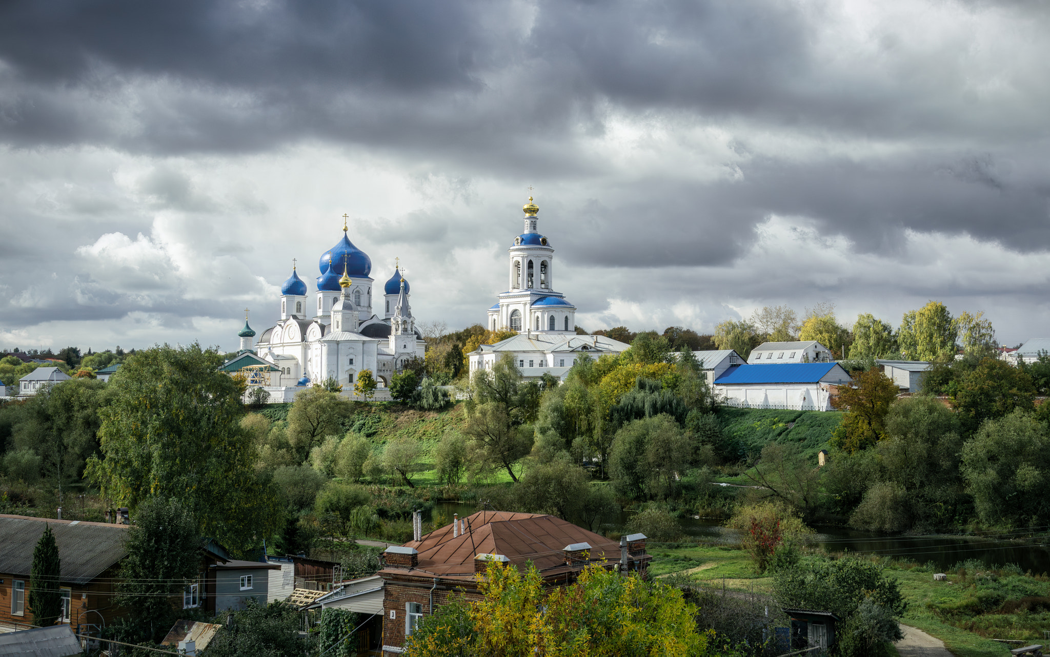 Ancient Monastery Overlooking Village Symbolizing Faith and Enduring  Heritage | city photo by Oleg Kuzovlev | 500px, image size:2048x1282