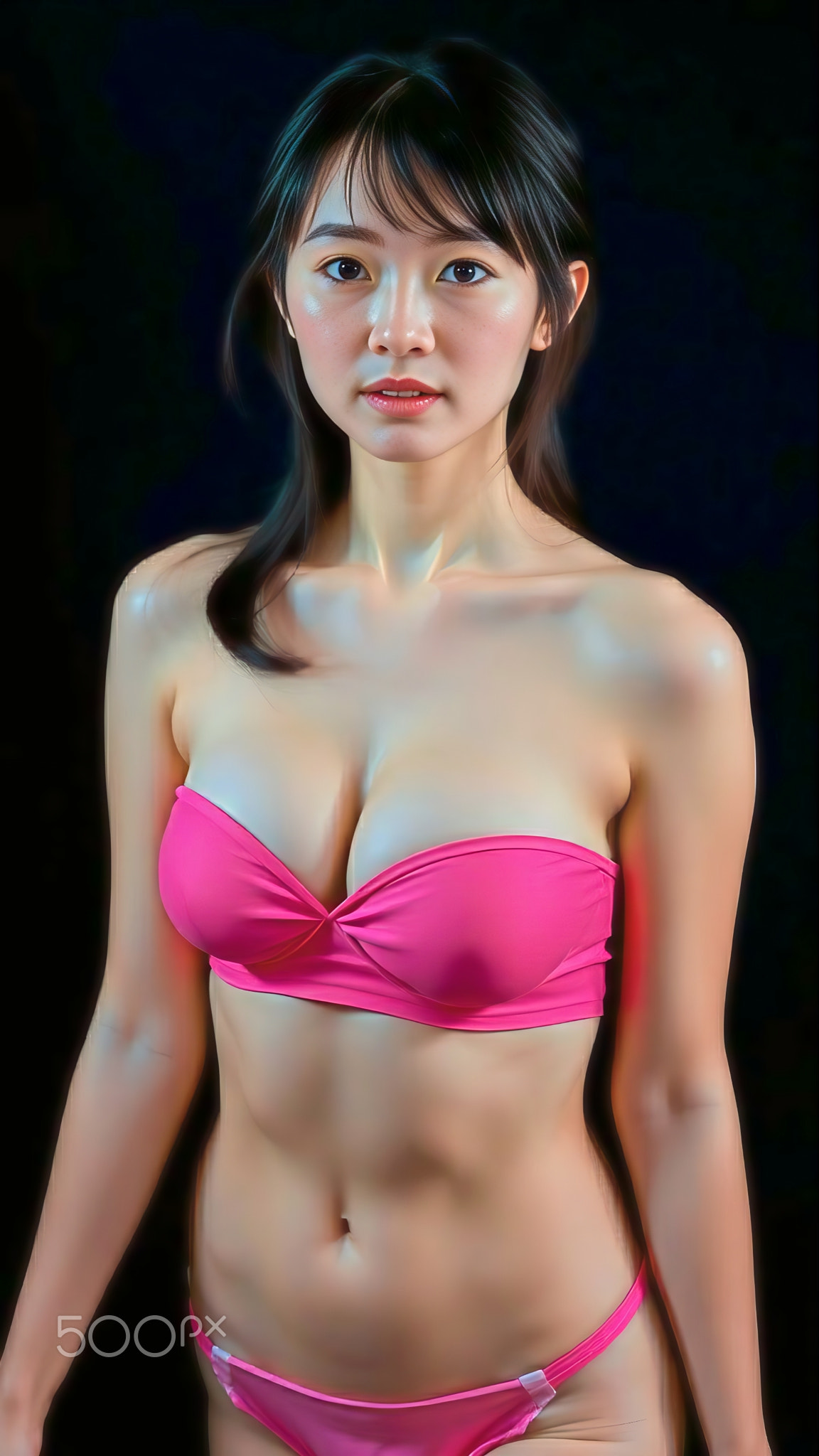 ¹² • Foto Wanita Cantik Jepang Pakai Bra Dan Celana Dalam Pink.jpg