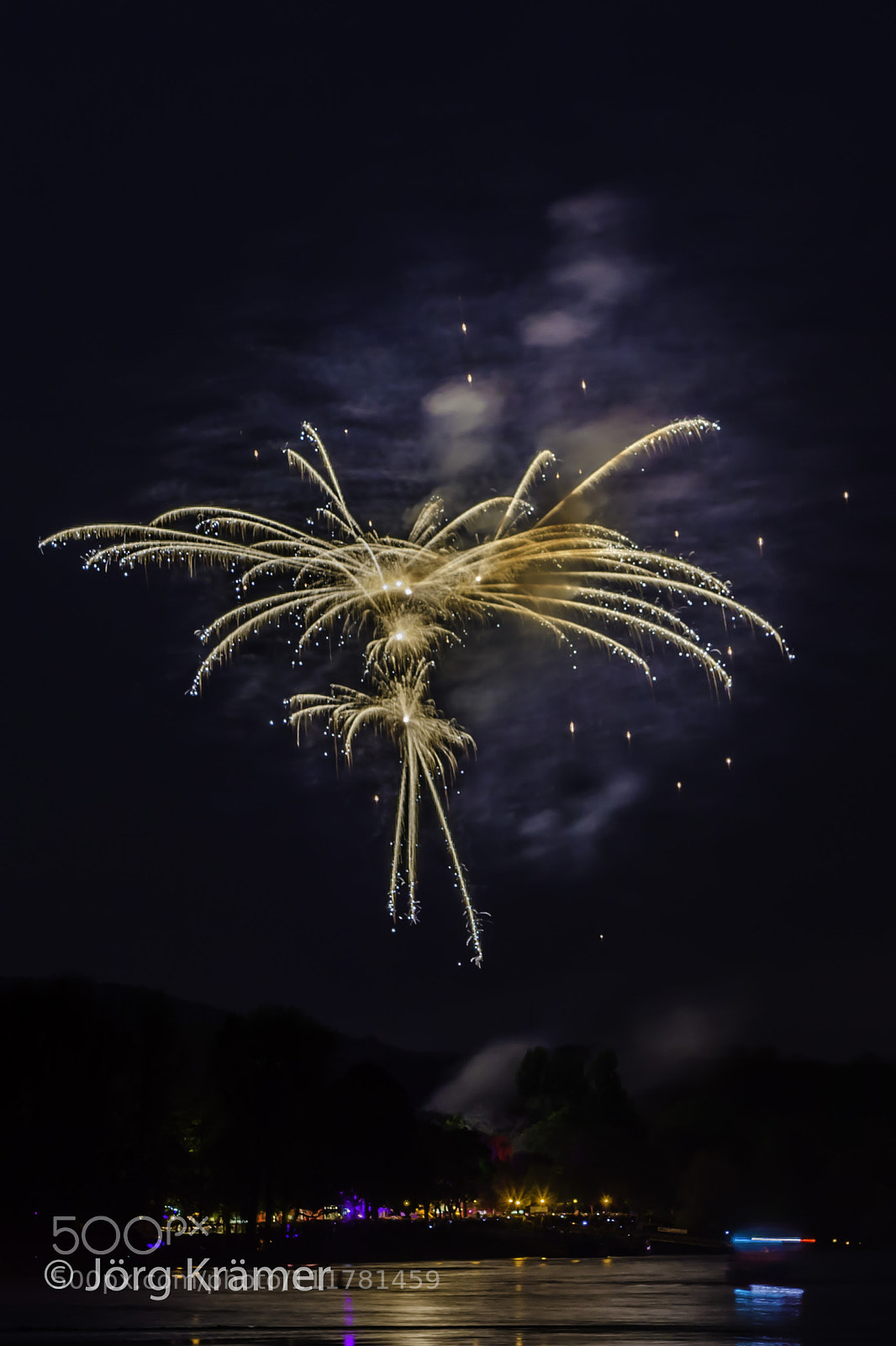 Nikon D5100 sample photo. Rhine on fire 2015 photography