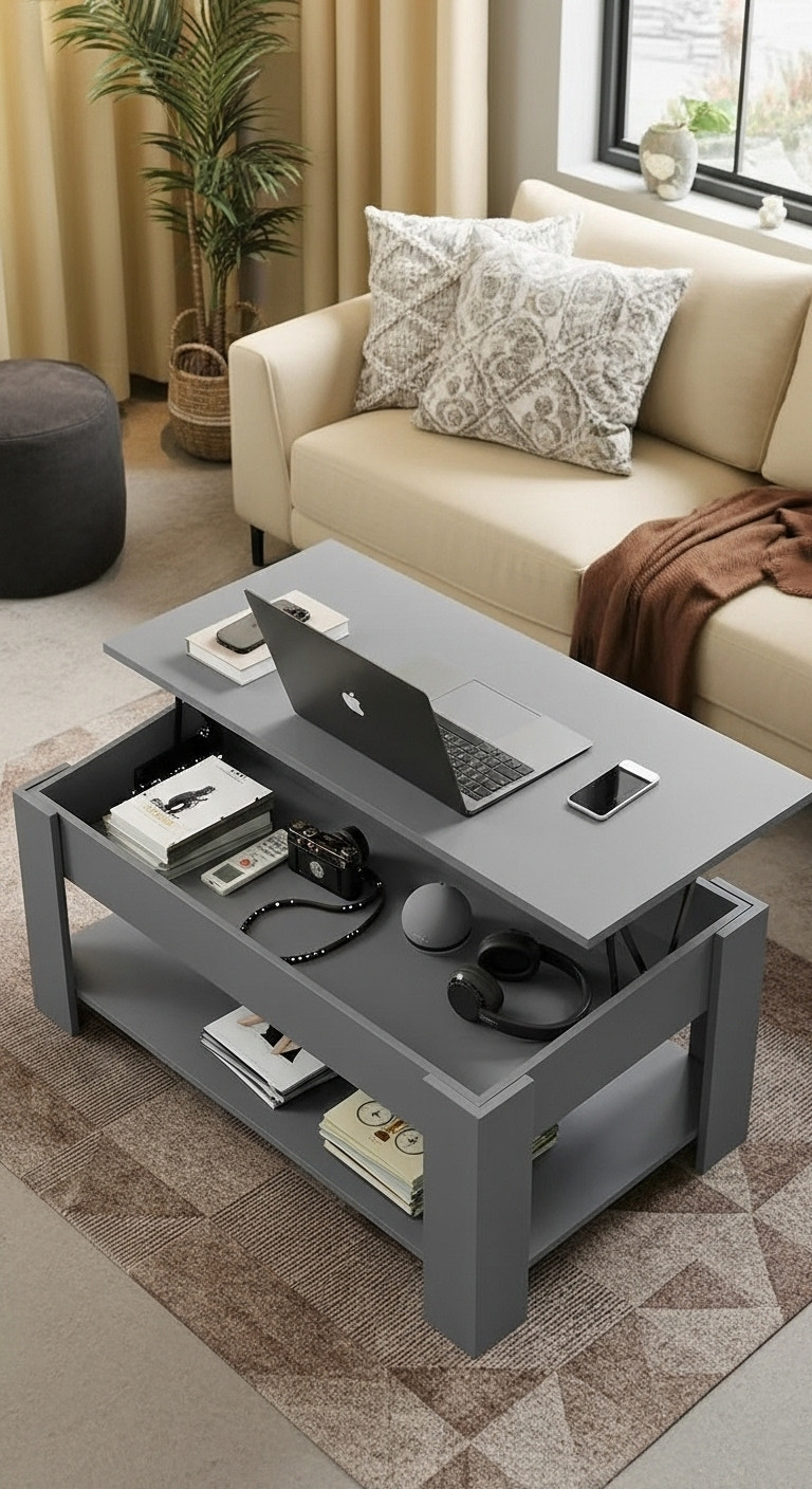 Lift Up Coffee Table That Transforms Every Day