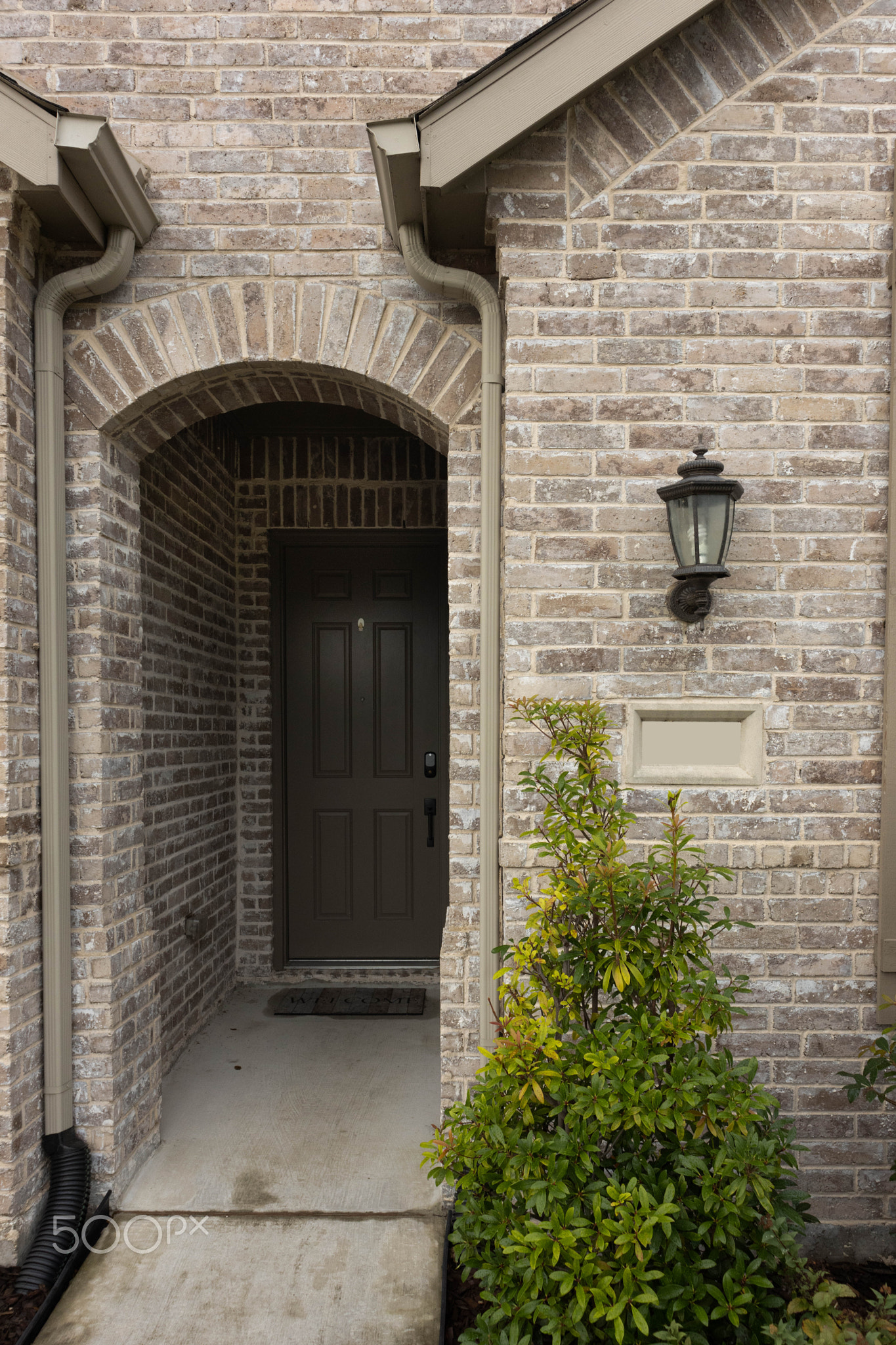 American-style wood and brick house, Texas, U.S.A.