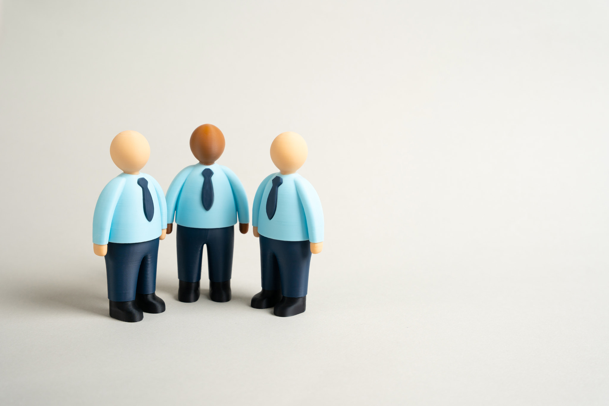 Office workers chatting. Communication and friendly work relationships. Concept of teamwork, sociali