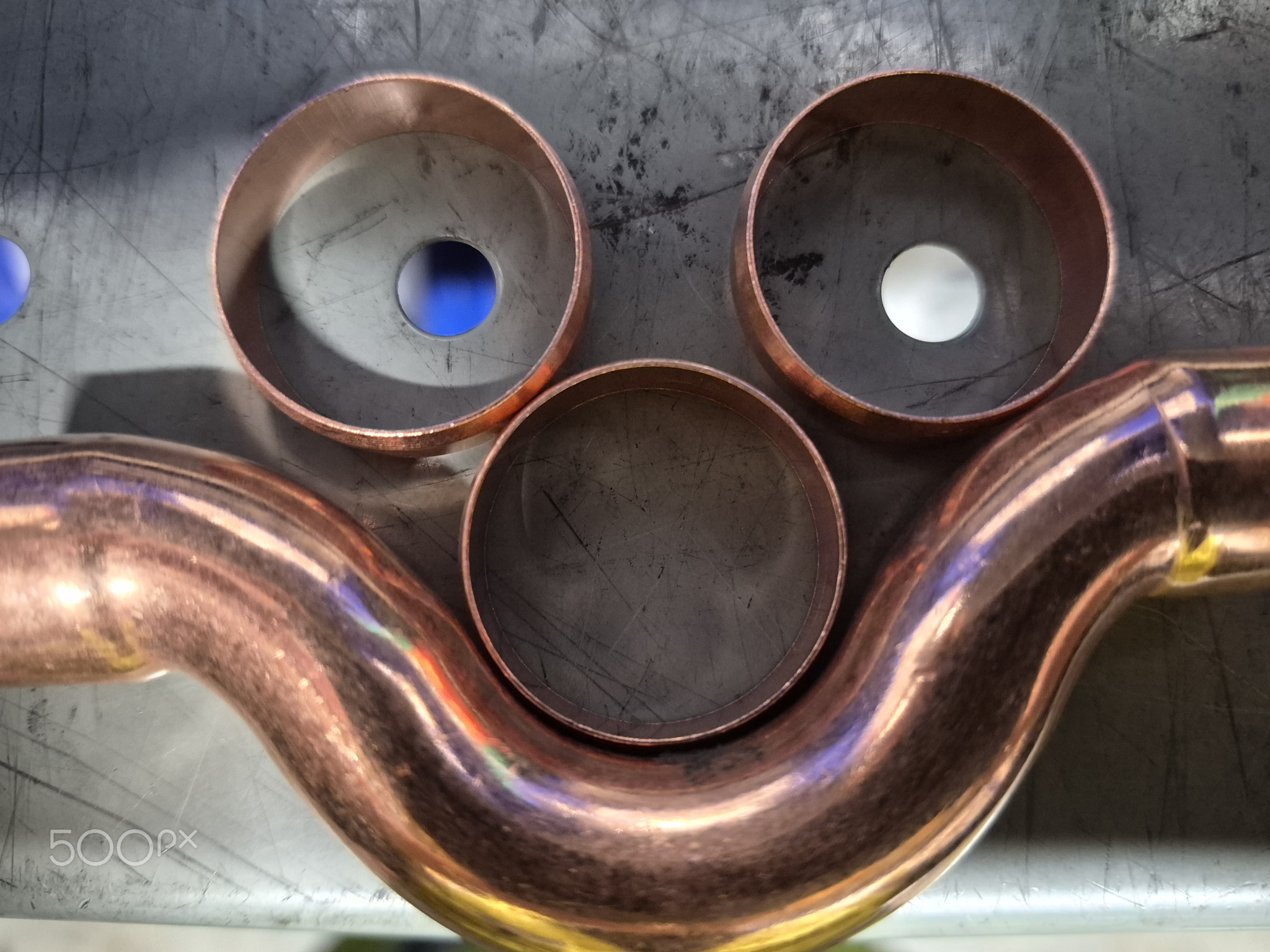 A copper smiling face 