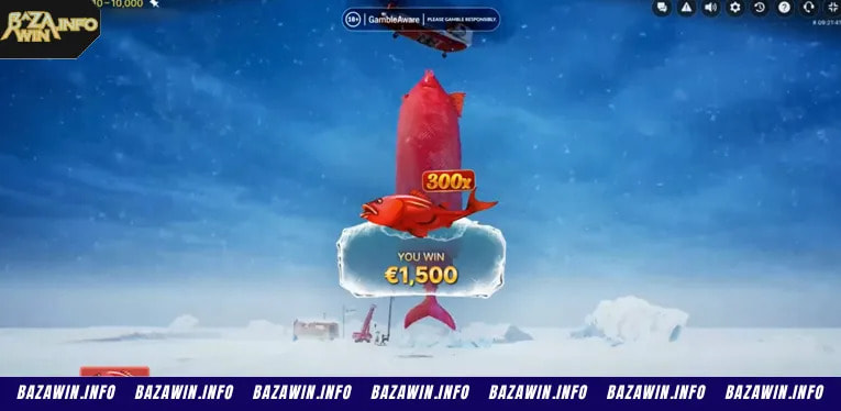 ICE Fishing live show game at Bazawin