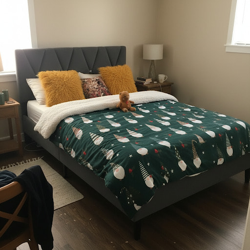 The fabric bed frame that made me retire my old one
