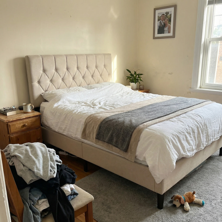 The Upholstered Bed Frame My Room Was Missing
