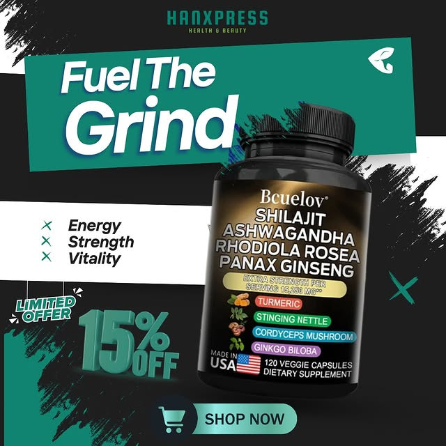Fuel Your Energy & Vitality with Shilajit Resin Himalaya Capsules \uD83D\uDCAA✨