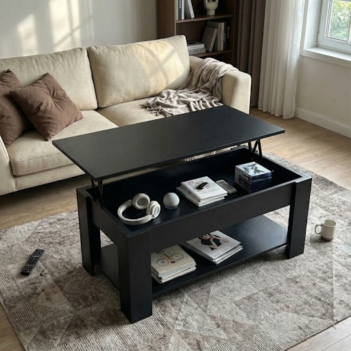 A Practical Coffee Table with Storage for My Flat