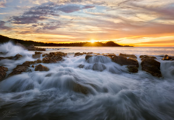 Dramatic Ocean Waves at Sunset Symbolizing Power and Resilience ...