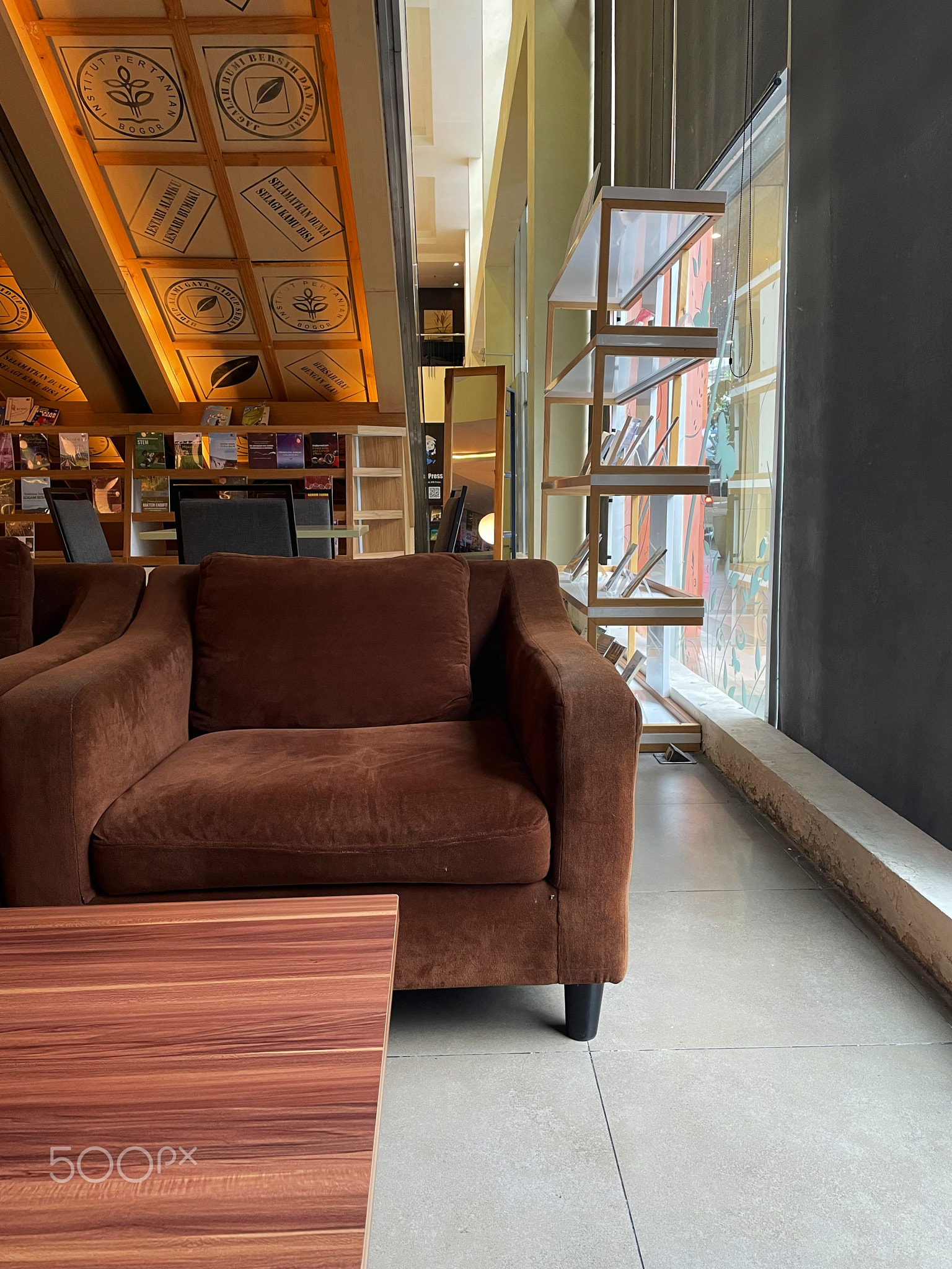 Empty sofa at home