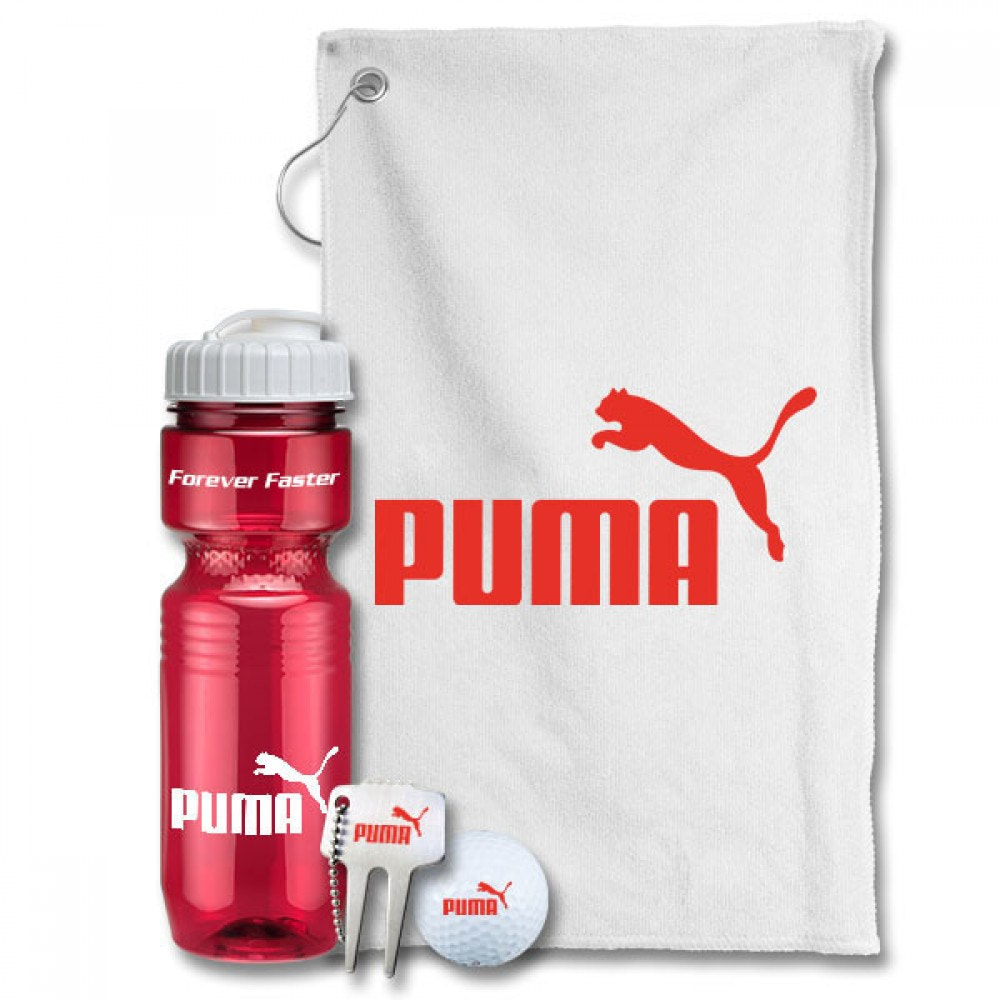 Jogger Bottle Golf Gift Set with Custom Logo