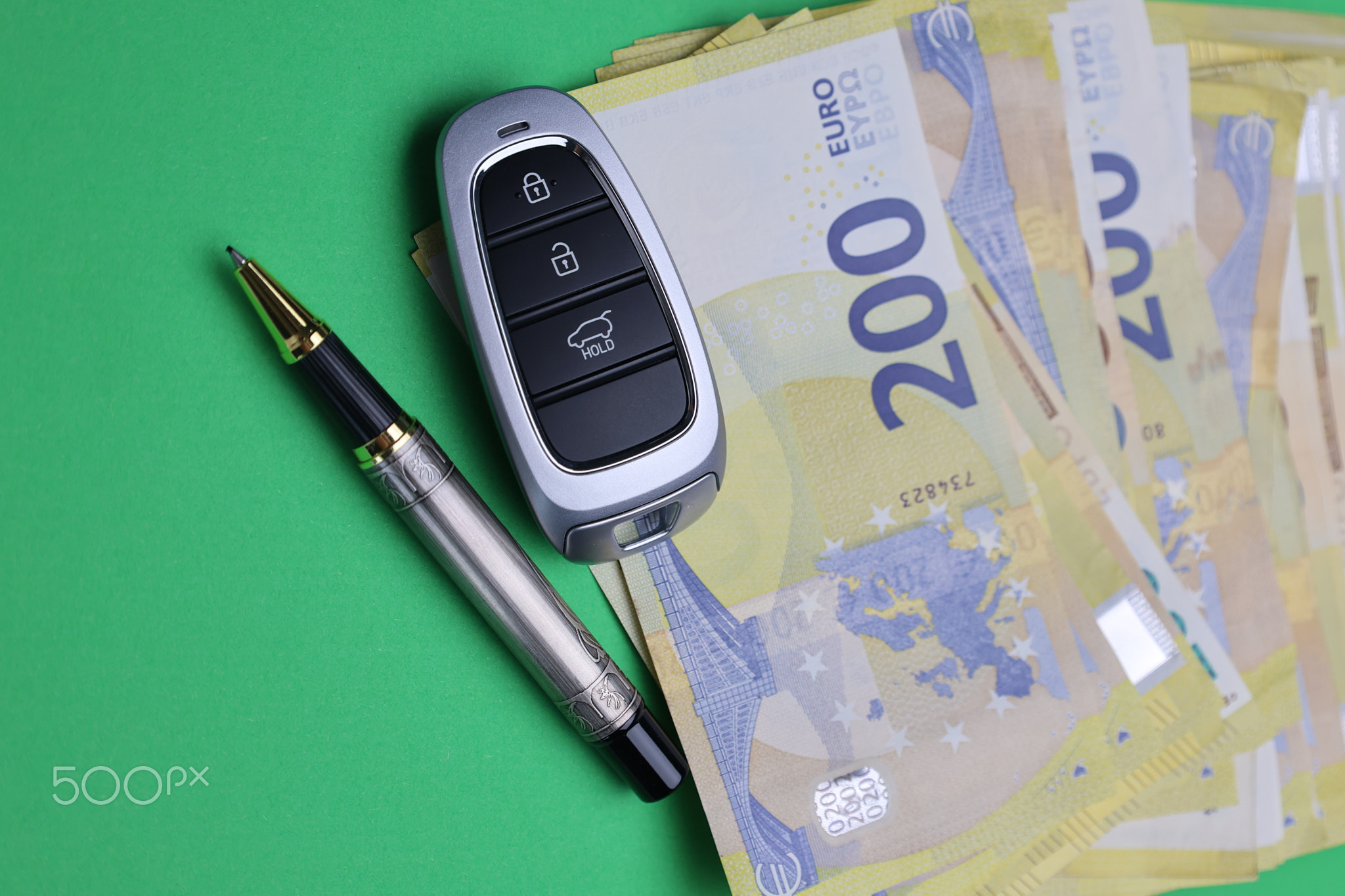 Notebook pen banknote