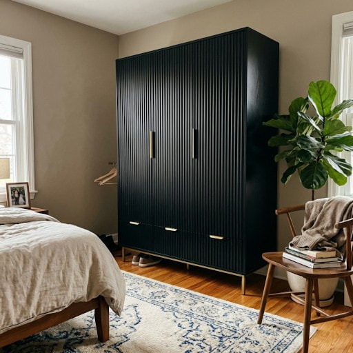 3 Door Wardrobe with Drawers That Holds Everything