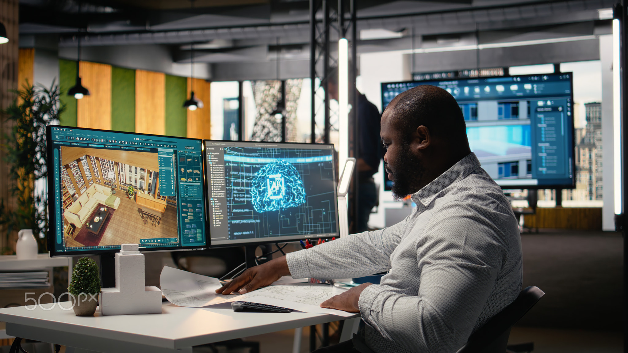 Black developer uses AI systems for housing and commercial property development
