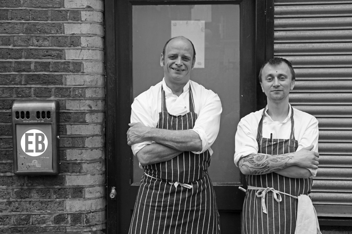 chefs at the backdoor, Shoreditch, London