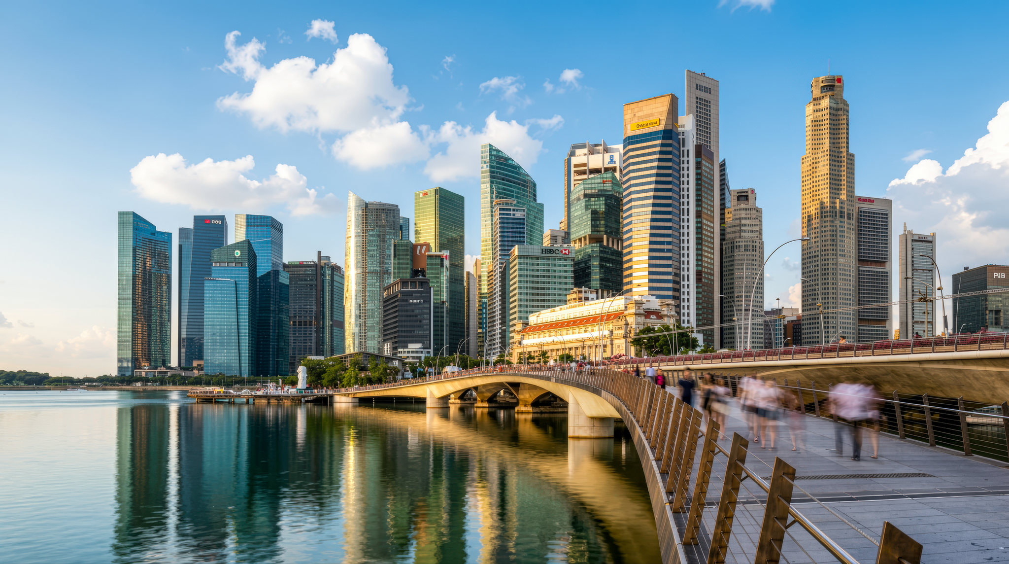 新加坡狮城绝美城市风光