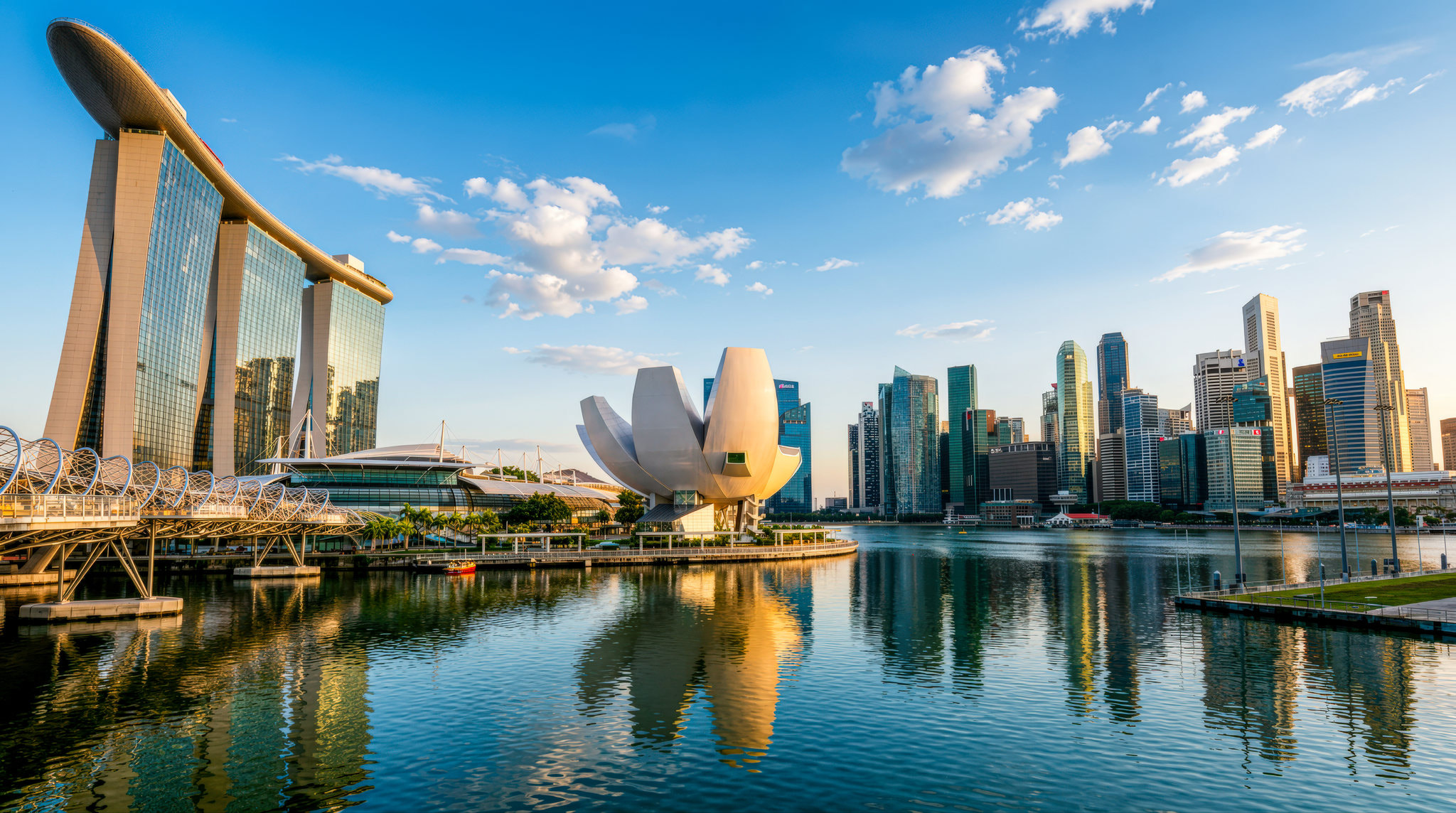 新加坡狮城绝美城市风光