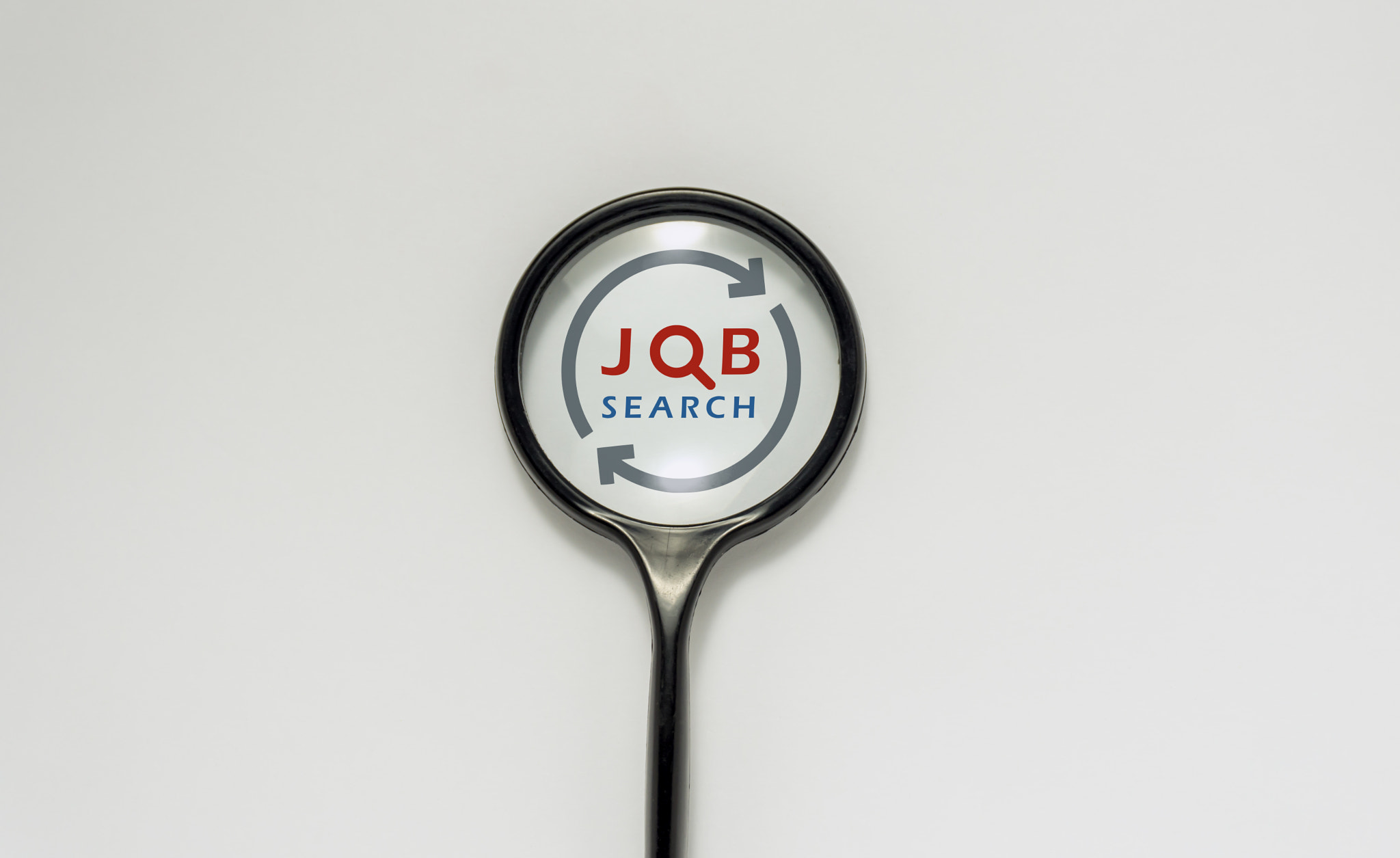 Job search concept with recruitment hiring process career opportunities and employment strategy.