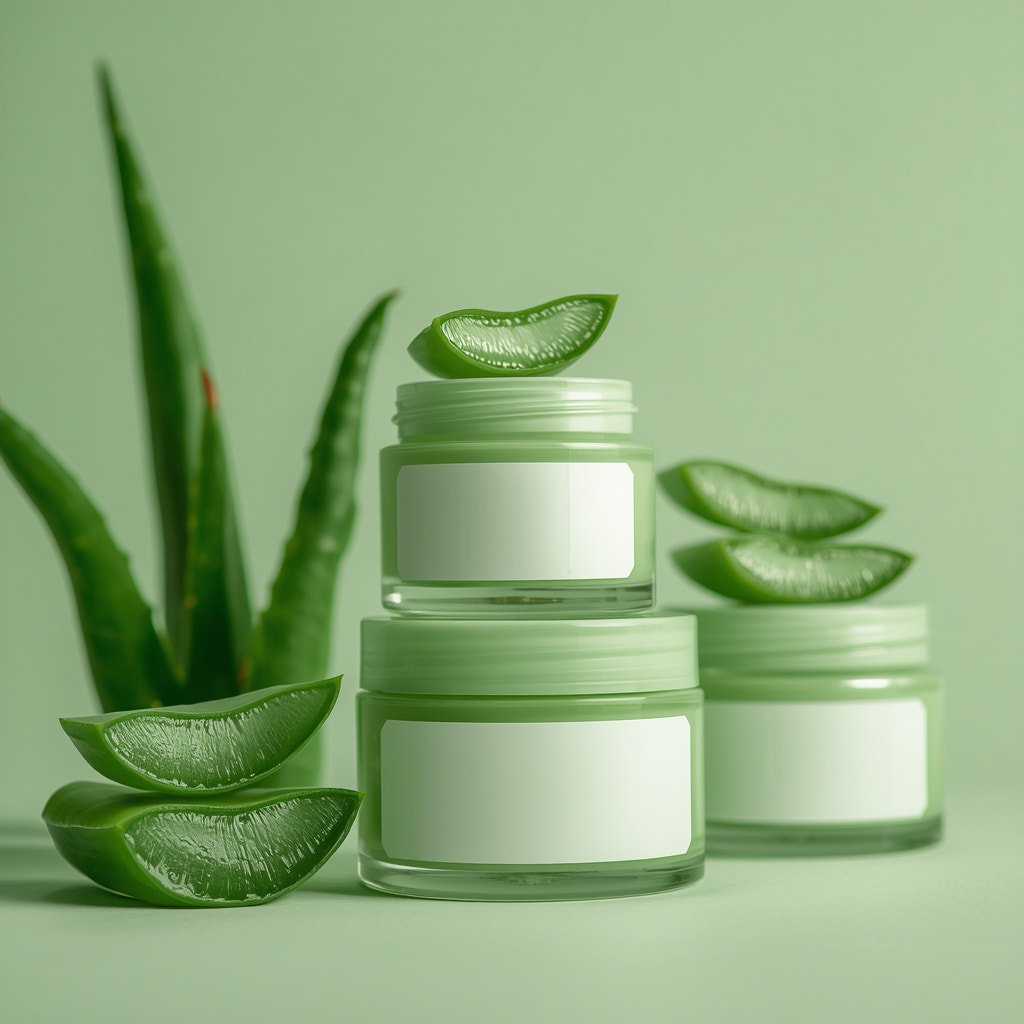 Aloe Vera Skincare Concept for Natural Beauty